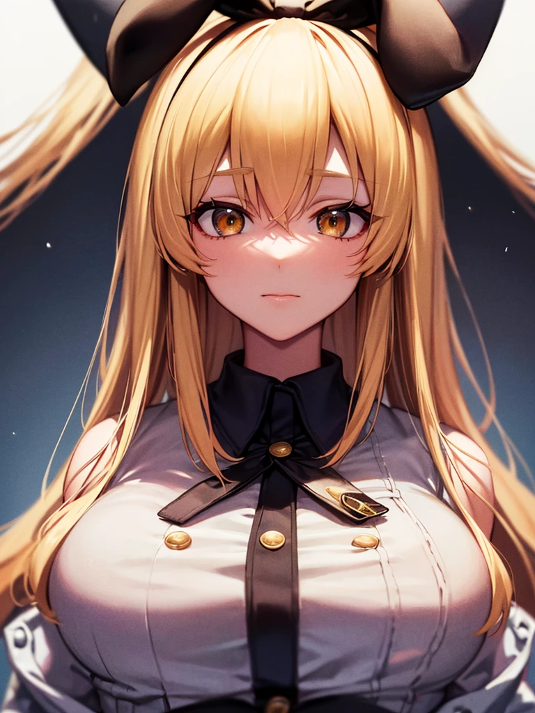 (masterpiece, best quality, highly detailed, ultra detailed, high resolution, absurdres, 4K, 8K:1.2), 
BREAK,shimakaze uniform:1.5, 10 years GIRL,Blonde_HAIR,(RED Ribbon on HAIRband:1.2)