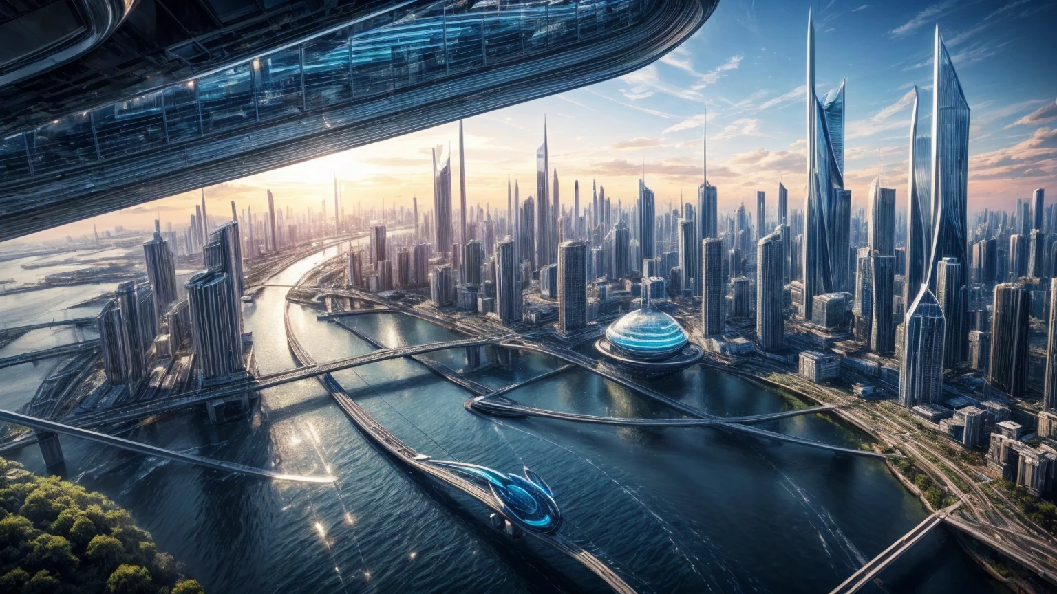 (beste Qualität,4K,8K,Eine hohe Auflösung,Meisterwerk:1.2),ultra-detailliert,(realistisch,fotorealistisch,fotorealistisch:1.37),Futuristische schwimmende Stadt,futuristische Technologie,Riesige urbane Hightech-Tablet-Plattform,Luftschiff,im Himmel schweben,Futuristische Stadt,Kleine Luftschiffe um,Hightech-Halbkugel-Plattform,bunte Lichter,Fortschrittliche Architektur,moderne Architektur,Wolkenkratzer,Zugriff auf die Cloud,landschaftliche Schönheit,Blick über die Stadt,Beeindruckendes Design,Verschmelzen Sie nahtlos mit der Natur,energetische und lebendige Atmosphäre,Futuristisches Transportsystem,Das Parken ist ausgesetzt,Transparenter Pfad,üppigem Grün,Himmelsgärten,kaskadierende Wasserfälle,Großartige Skyline,Reflexionen auf dem Wasser,glitzernder Fluss,Architektonische Innovation,futuristische Wolkenkratzer,Transparente Kuppel,Die Form des Gebäudes ist ungewöhnlich,Erhöhter Gehweg,beeindruckende Skyline,leuchtende Lichter,futuristische Technologie,Minimalistisches Design,Malerische Orte,Panoramablick,Wolkendurchdringender Turm,leuchtende Farben,Sonnenaufgang,epischer Sonnenuntergang,Schillerndes Lichtspiel,magisches Ambiente,Die Stadt der Zukunft,Urbane Utopie,LuxusLifestyle,Innovative Energie,nachhaltige Entwicklung,Smart-City-Technologie,fortschrittliche Infrastruktur,ruhige Atmosphäre,Natur und Technik leben in Harmonie,Fantastisches Stadtbild,Beispiellose Stadtplanung,Architektur verbindet sich nahtlos mit der Natur,Hightech-Metropole,Ein Wunderwerk der Spitzentechnik,Die Zukunft des urbanen Lebens,Visionäres Architekturkonzept,Energieeffiziente Gebäude,Im Einklang mit der Umwelt,Eine Stadt, die über den Wolken schwebt,Utopische Träume werden Wirklichkeit,Die Möglichkeiten sind endlos,Hochmodernes Transportnetz,Integration grüner Energie,Innovative Materialien,Beeindruckendes holografisches Display,Fortschrittliches Kommunikationssystem,Atemberaubende Luftaufnahme,Ruhige und friedliche Umgebung,Modernistische Ästhetik,ätherische Schönheit