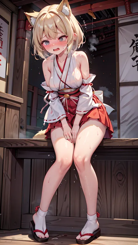 (detailed fingers,detailed hands,detailed eyes,detailed legs:1.5),(1girl:1.5),(cowboy shot:1.1),(miko,shrine maiden, japanese cl...