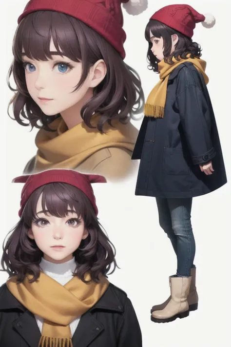 girl,character design sheet,beautiful attention to detail,beautiful lip detail,very detailed目と顔,long eyelashes,realistic,photore...