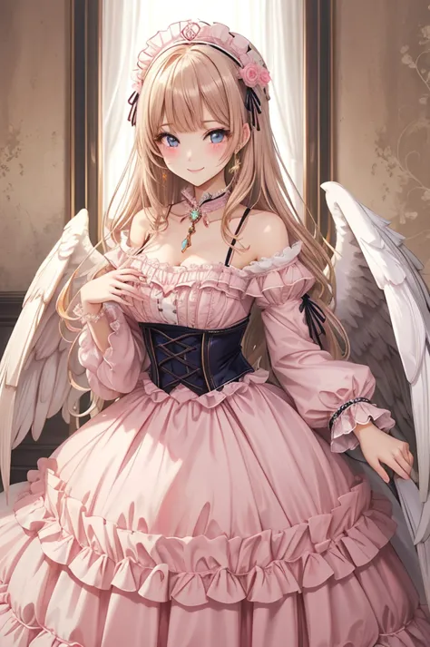 Ideal Beautiful Girl、Archangel、smile、Very cute pink lolita dress