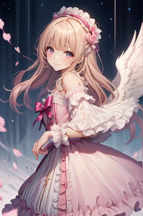 Ideal Beautiful Girl、Archangel、smile、Very cute pink lolita dress