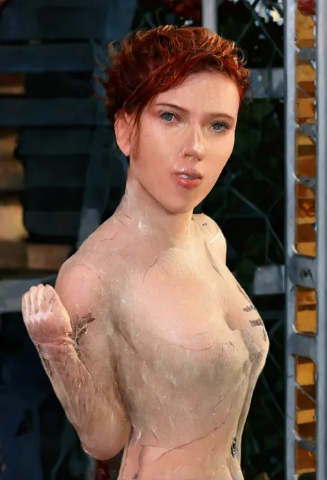 Kari Byron, red hair, detailed skin, detailed eyes, full body view - SeaArt  AI