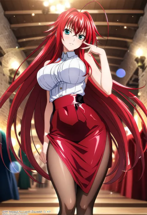 sysdeep_rias, front view detailed body, long belly , slender body, tight body , thicc, large breast , long thighs, masterpiece, ...