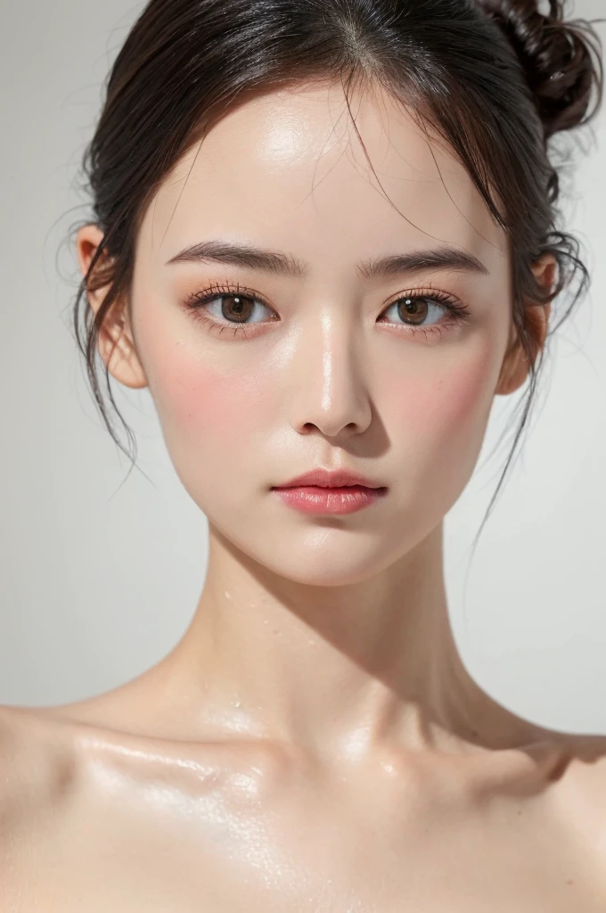 ((Highest quality, 8k, masterpiece :1.3)), One girl, Beautiful woman with slim abdominal muscles :1.3, (Random Hairstyles, Huge breasts :1.2), Wrapped in a bath towel :1.2, Highly detailed face, Fine grain, double eyelid、Japanese women
