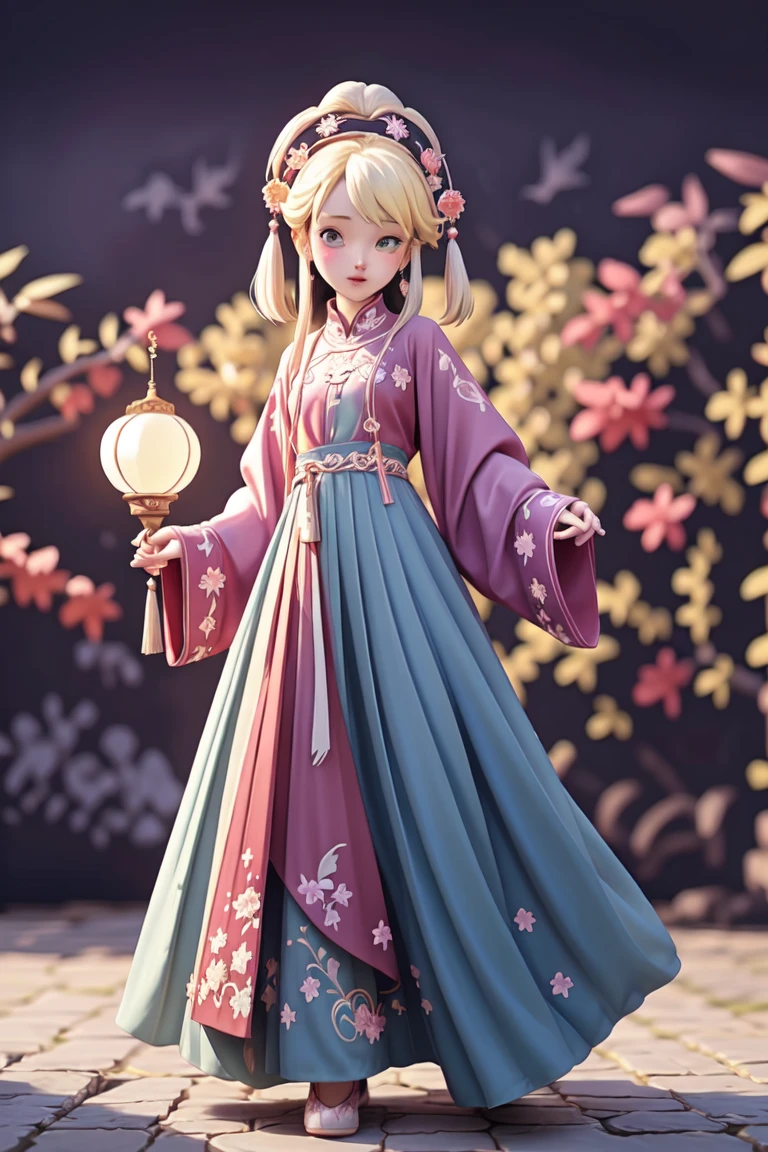 an epic colorful book cover of a 20th century young Blonde 20 year old Swedish witch, green eyes, transported in Tang Dynasty times in ancient China, European face, Tang dynasty clothes, wearing colorful red hanfu, neutral expression, holding a shining magic book, in a palace room, masterpiece, best quality, trending on artstation, intricate details, eerie magical atmosphere, sparkles, epic background, Chinese palace in the background, magic sparkles, magical atmosphere