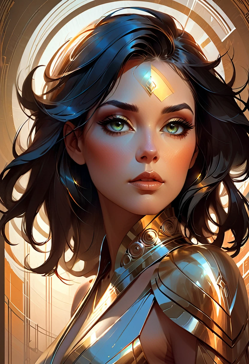 Belle femme néofuturiste, Les mêmes vieilles erreurs à haute voix du côté, beau visage artgerm, yeux symétriques, beau visage très détaillé par Artgerm, notion de personnage, Éclairage facial dramatique, complexité complexe, Dans le style de Peter Mohrbacher, Alex Casting, Craig Mullins, Emil Melmoth --fond d&#39;écran --uplight