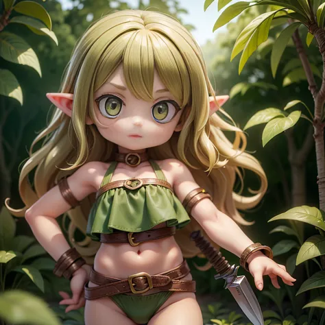 (Top quality, ultra-high resolution, historical masterpiece) 1 girl ((Cute little elf girl)) (Mini, short, petite) (Young, young...
