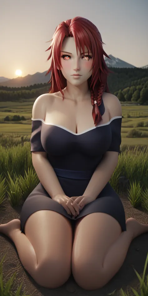 score_9, score_8_up, scscore_9, score_8_up, score_7_up, score_6_up, iris midgar, red hair, long hair, braid, red eyes, break (ma...