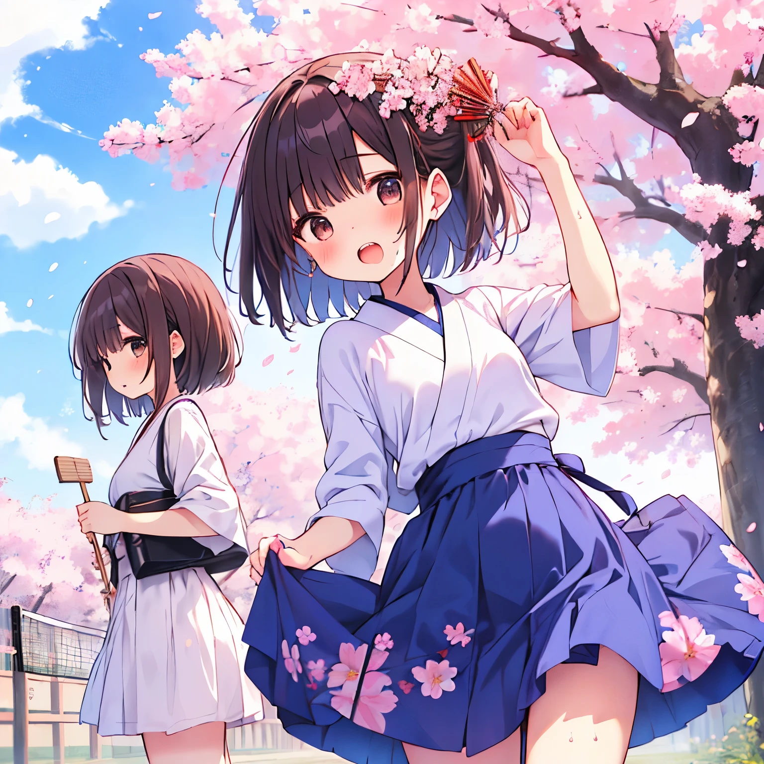 ((日本人のgirl1人、aldult)), ((small、Petite)), Black Hair、Brown Hair、masterpiece, 最high quality, high quality, Highly detailed 8K wallpapers,cherry blossoms、Floral hair、Tropics、Uyuni salt lake、Extreme heat、Heavy breathing、breathe、Sweat、Head ornament、cute girls、Cute Yukata、Bold Pose、(Open your mouth、Small double tooth)、firework、Waiting for orders、No fixes、calm、(girl、Underclassmen、Cute belly、Wearing pink)、（No underwear）、Beautiful flat breasts、（激しいSweat）、(Saliva volume:1.4）、(Elementary school girl、Cute belly、Before menarche、Abdominal distention、Cute Pants）、（Stroking the stomach）、(A comfortable face、Beautiful Face）、（serving）、（Trembling in the lower back:1.3）、Life-size、In front of the camera、Walk with your feet together