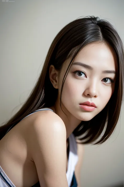 Ulzzang-6500-v1.1, (RAW photos:1.2), (realistic:1.4), beautiful detailed girl, very detailed eyes and face, beautiful and delica...