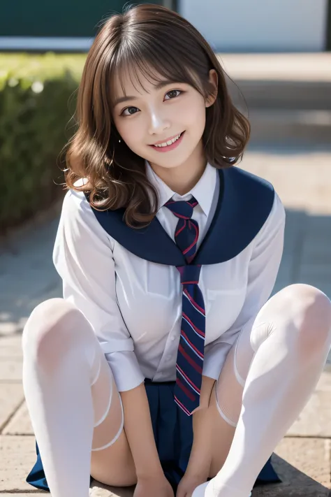 very beautiful japanese 20 year old woman, (とてもcute顔:1.9), (smile:1.9), (sexy body, beautiful body:1.2),(looking at the camera, ...