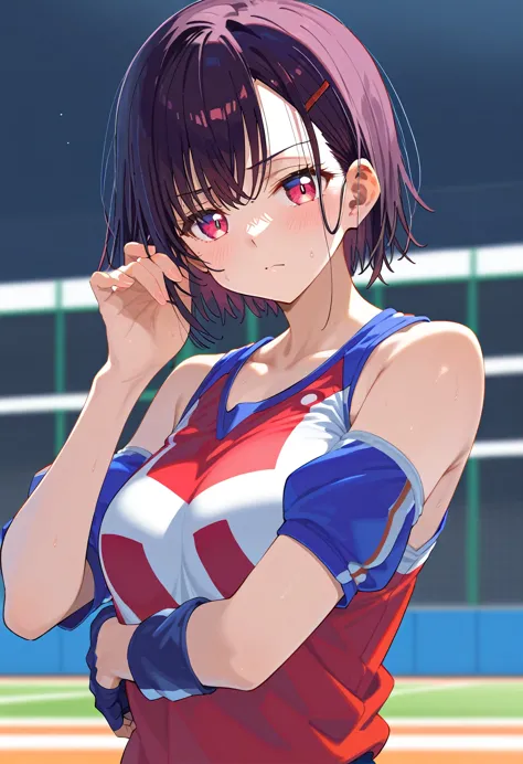 mikazuki shizuka, alone, sportswear,break
score_9, score_8_superior, score_7_superior, anime