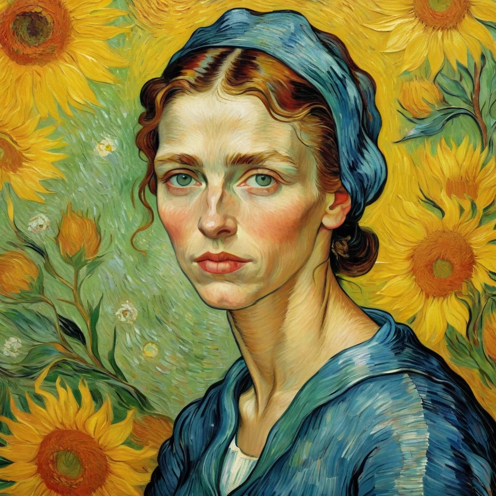 Un cuadro de una mujer de Van Gogh, Vistoso,