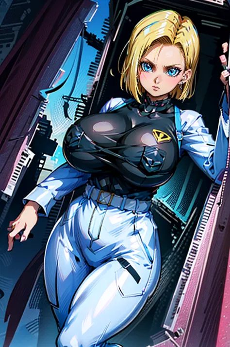 supergirl, pureerosface_v1, sticker of a girl from dc comic, full body, Kim Jung gi, , (gigantic breasts breasts 1.8),soul, digi...