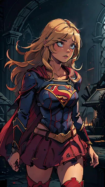 (Dominican: Caribbean:1girl: supergirl), (extremely detailed CG unit 8k wallpaper),(master part), (best quality), (ultra detali)...