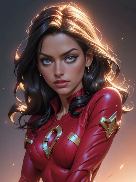 ( work of art, 4k resolution, ultrarealistic, very detailled) linda e sexly donna troy ,beautiful detailed eyes,beautiful detail...