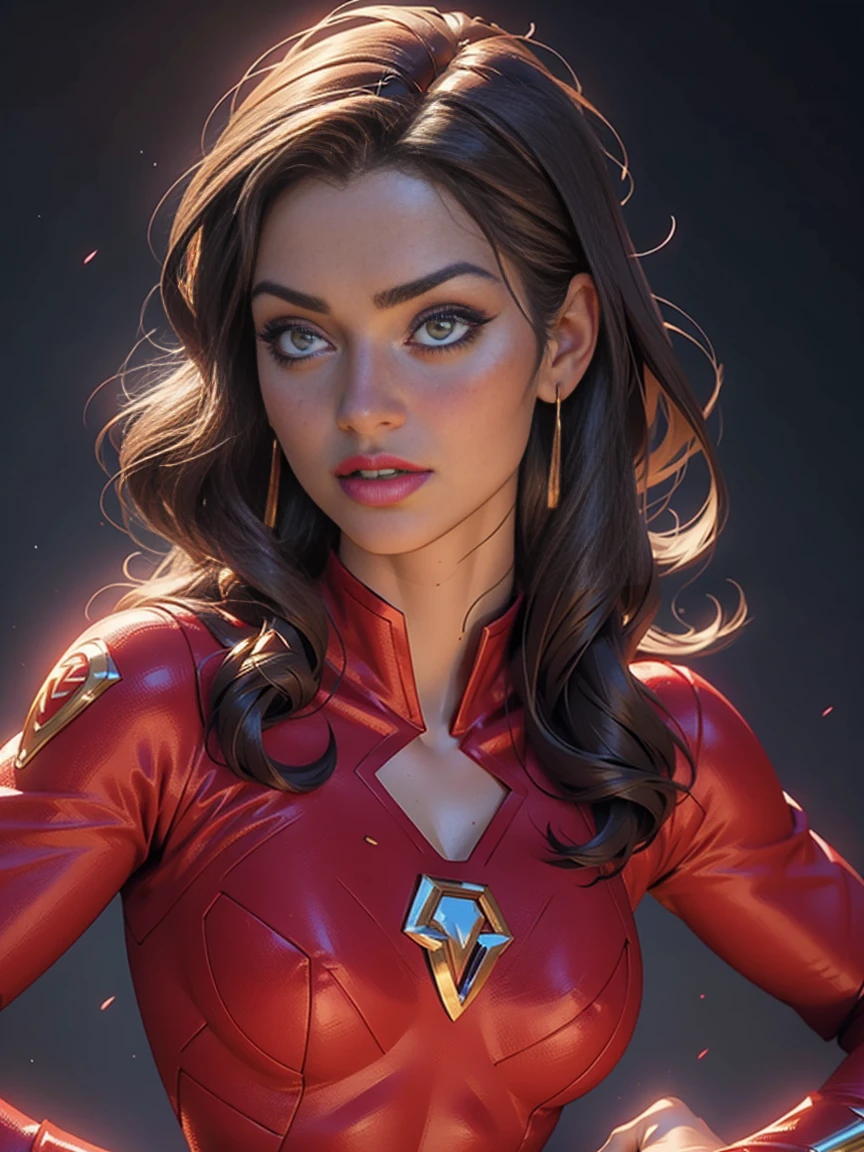 ( work of art, 4k resolution, Ultrarealistic, very detailled) linda e sexly donna troy ,beautiful detailed eyes,beautiful detailed lips,extreme detailed face,long eyelashes, sexly,soft lighting,subtle background,professional photograpy,vivid colors all-body , by a fan, Ruddy face () all-body (seducer) (Soon to ) (lipstick biting eyes) (Diana Troy) (red suit) (wonder Girl) (DC Comics) portrait photography by artgerm, no estilo do realismo, shining skin, , natural lighting, Defined full lips. feminine body all-body