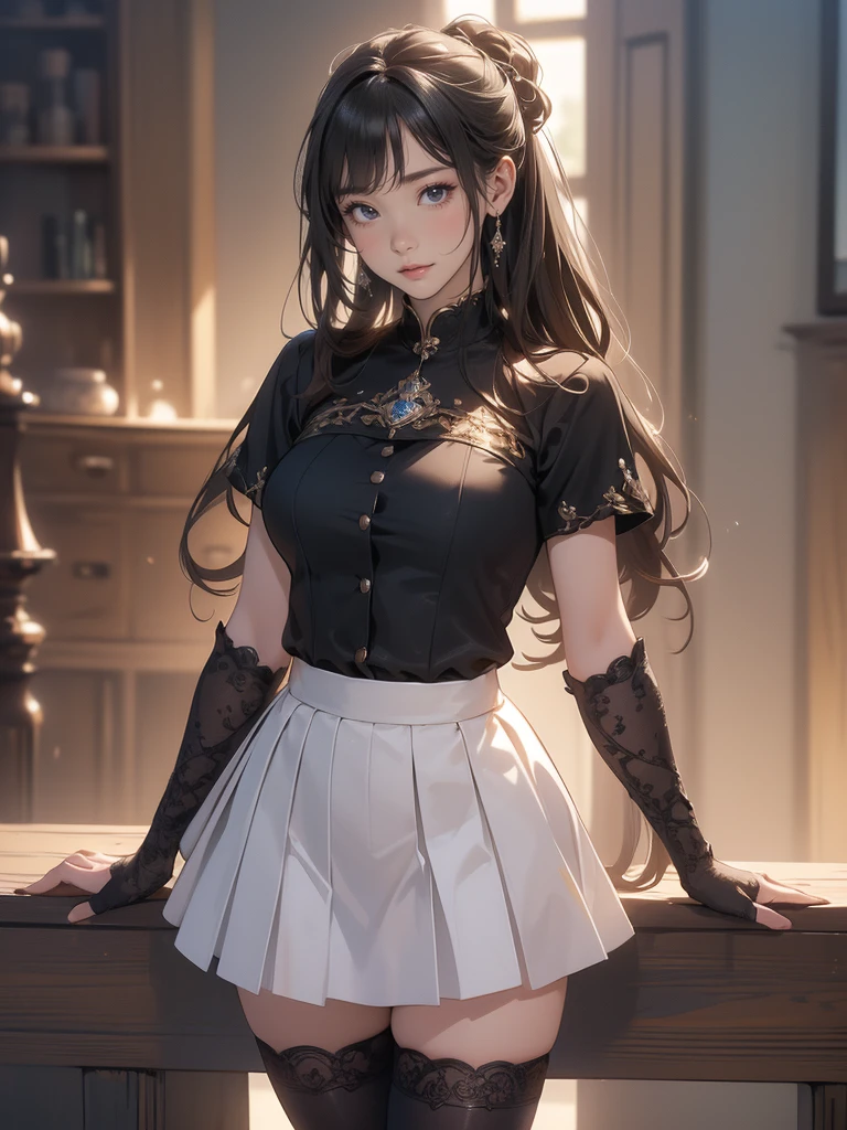 (Random pose),(Random Hairstyle),(Highest image quality,(8K),Ultra-realistic,best quality, high quality, HD, high quality texture,High Detail,Exquisite and detailed,fine,Extremely detailed CG,Detailed texture,Realistic reproduction of the face,masterpiece,Presence),Tight mini skirt,stocking,Engineer Boots