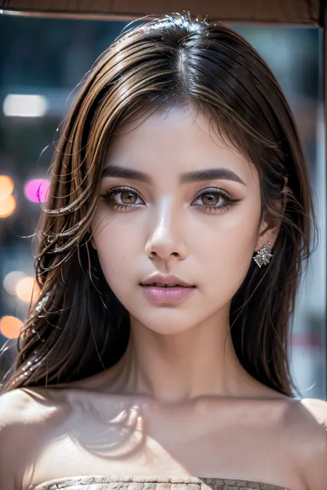 photorealistic Realism 8K, 16K, Quality, (1woman:1.4, 24yo), professional-grade photograph, best, high quality real texture skin, best, high quality real texture hair, (a beautiful (Thai woman:1.5), long flowing hair), ((firm big full breasts)), elegant designer saree, matching blouse and fashion accessories, ((earrings and heart shaped diamond necklace)), perfect midriff, [[glowing lights]], indoors, night time, dslr, best high quality, ((soft cinematic lighting)), sharp focus captured by Fujifilm XT3, f 5.6, in a ((cinematic color grading, focus on cute girl and decorations on realistic architecture, perfect composition)), ((incredible absurd quality, extremely detailed, Ultra resolution, clear sharp focus, not blurry, Realistic brown_eyes:1.35)), ((perfect dark_eyeshadows:1.35)), detailed lips:1.3,pink_makeup:1.3, (beautiful little nose), finely detailed face, finely quality eyes, (tired and sleepy and satisfied:0.0), (droopy eyes:1.3), Thin eyebrows, Carefully draw blue_eyelashes, ((perfect round eyes:1.2)), professional makeup:1.2, ((close up of a woman's eyes:1.22), with a digital rendering),