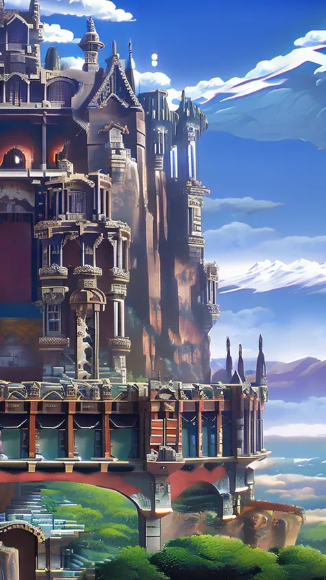 crimson anime castle of hell