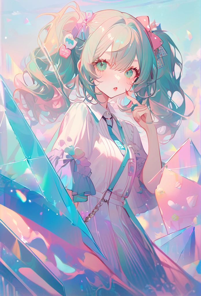 kawaiitech, pastel colors, kawaii, cute colors, more prism, vibrant color, Hatsune Miku,