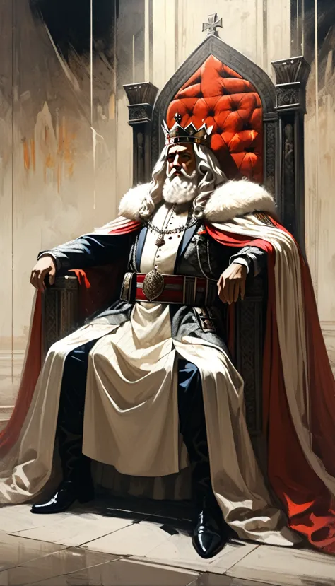 Sam Spratt Style - Realistic Style,  An image illustrating King Herod ruling only in Judah, symbolizing the division of the king...