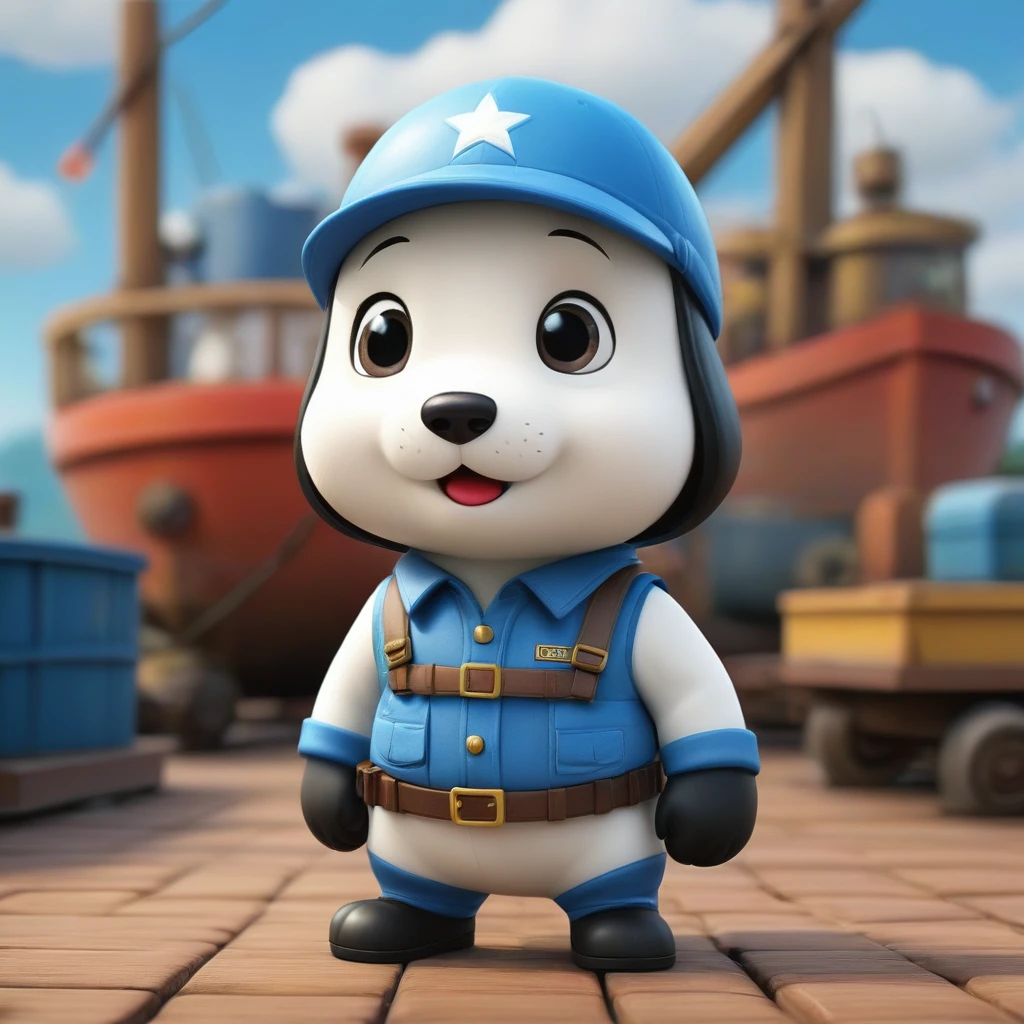 Blue collar white closeup, For Nature from 大英雄6, For Nature, in style of For Nature, Cartoon characters, Cute and kind hero 6, Animated film stills, Pixar&#39;image, Cute Humanoid, 2015 Pixar stills, Spot animation、hug、Holding、人間がHolding、that&#39;tight