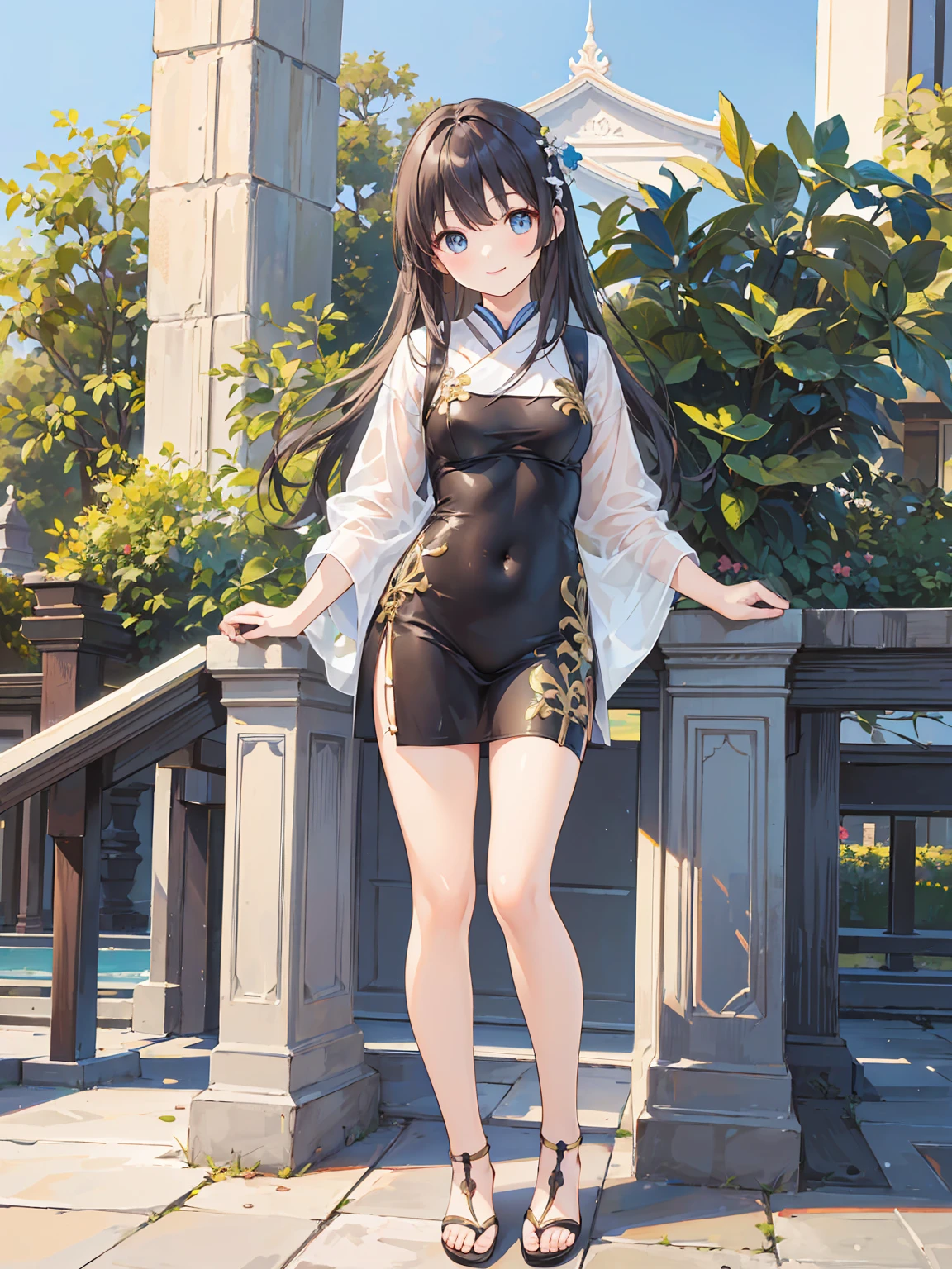 Full body ,dynamic Standing ,(realistic:1.37)、Full body ,(Masterpiece), ((((best quality))) , (((very detailed))) , (((Masterpiece))) , 1 girl, cute, 16 years old, smile, Look at the viewer., Thailand&#39;s female , Seifuku, photograph, realistic, best quality, hired, detailed face, Detailed background, depth of field, Bokeh , white background , (Full body:1.5), Blank white background, (white background), Transparent background, looking down, ((masterpiece, illustration, best quality)) 