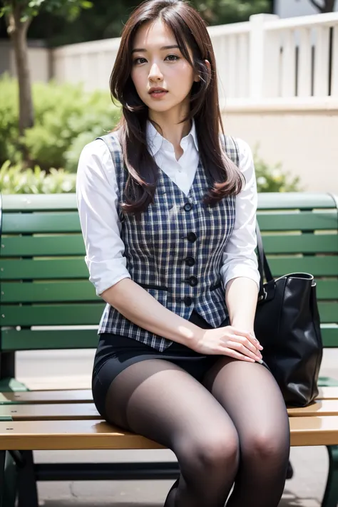 ulzzang-6500-v1.1, (RAW Photos:1.2), (Photorealistic), (Genuine:1.4), １girl、Perfect Anatomy、42 years old、Looking at the camera、M...