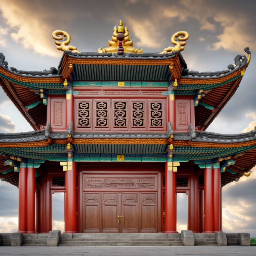 ((Chinese Buddhist Temple)),statue, indoor, detailed face,
((best quality)),((masterpiece)),((realistic)), , photorealistic, (Archviz),  sky, scenery, building, city, road, cloud, real world location, lamppost, tree, street, cityscape ,cloud , sidewalk, wood ,bush ,flower ,