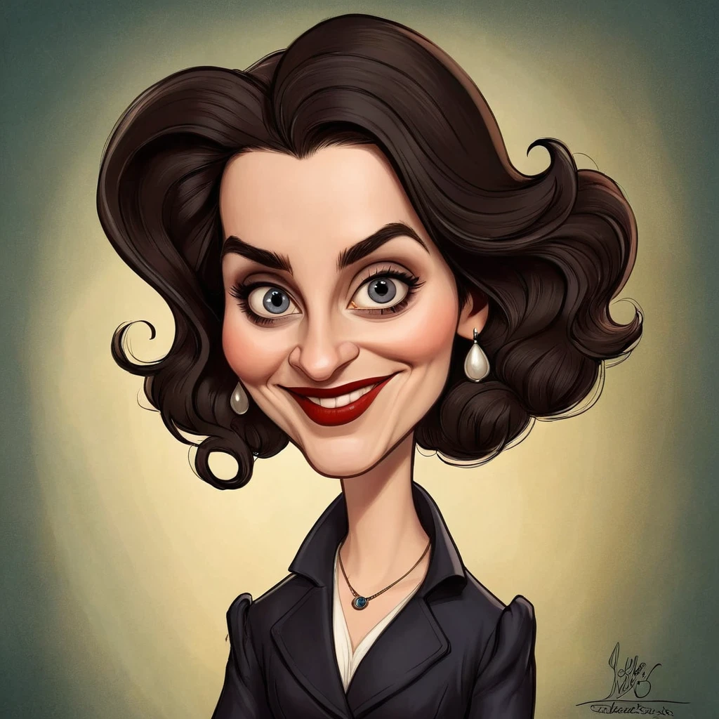 Caricature of Isabella "Bella" Marie Cullen, protagonist of the Twilight book series