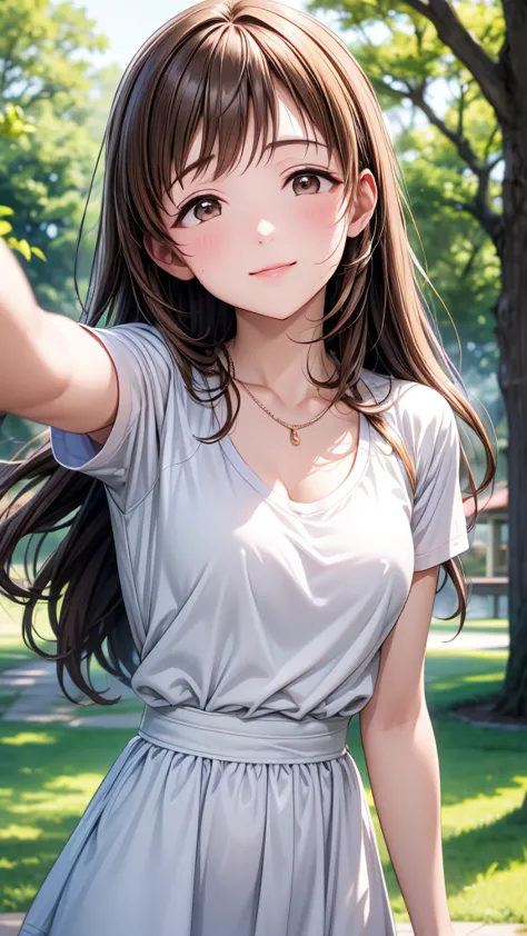 highest quality、high resolution、high definition、hd、sports gym、(nitta minami、long hair、medium chest、brown hair、brown eyes、glossy ...