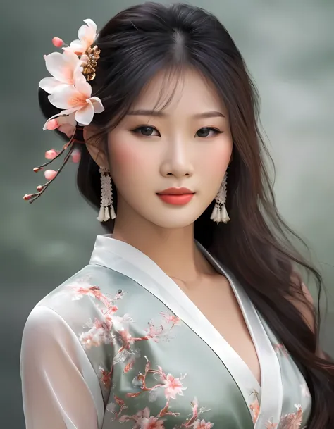Realistic beautiful asian female