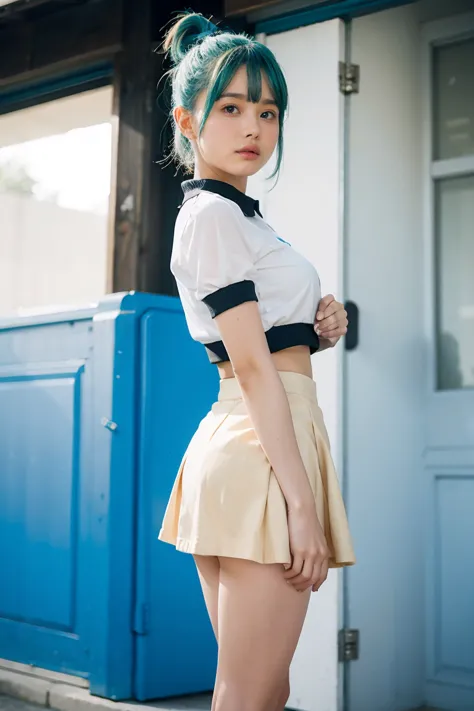 bulma,short skirt,surtian