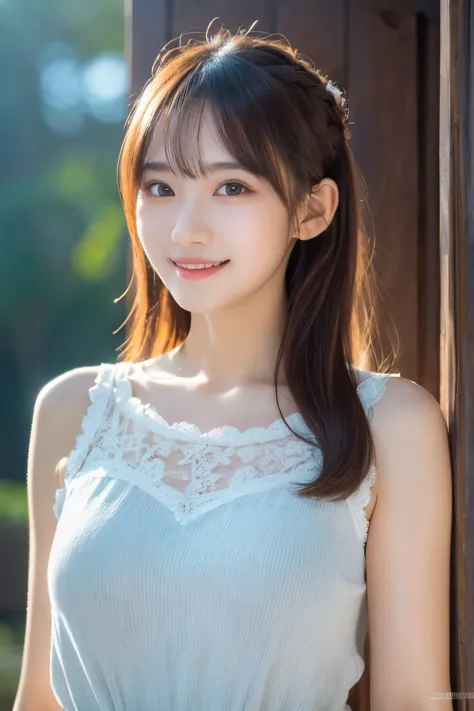 One girl, (Wearing casual pastel colored outfits:1.2), (Beautiful Japanese idol portrait photos),
(Simple background in light colors:1.3),
(RAW Photos, Highest quality), (Realistic, photo-Realistic:1.4), masterpiece, 8K Portrait,
Very delicate and beautiful, Very detailed, 2k wallpaper, wonderful, In detail, Very detailed CG unity 8k wallpaper, 
Very detailed, High resolution, 
Soft Light, Beautiful detailed girl, Very detailed eyes and face, Beautifully detailed nose, Beautiful attention to detail,
Cinema Lighting, Perfect Anatomy, 
Slender body, Small breasts, medium hair, Bokeh, Dynamic Angle, A light smile,