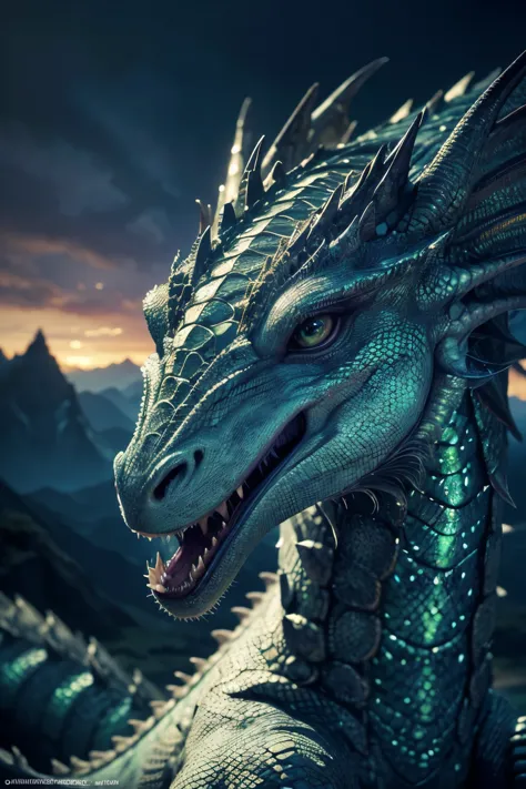 A beautiful woman riding a dragon, detailed portrait, extremely detailed eyes and face, long eyelashes, delicate features, graceful pose, majestic dragon, intricate dragon scales, fantastical landscape, glowing magical energy, vibrant color palette, dramatic lighting, cinematic composition, digital art, concept art style, photorealistic, 8k, best quality, highly detailed