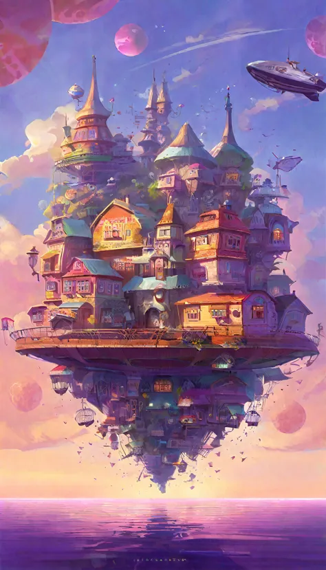 a world of imagination, from whimsical illustrations to futuristic cityscapes