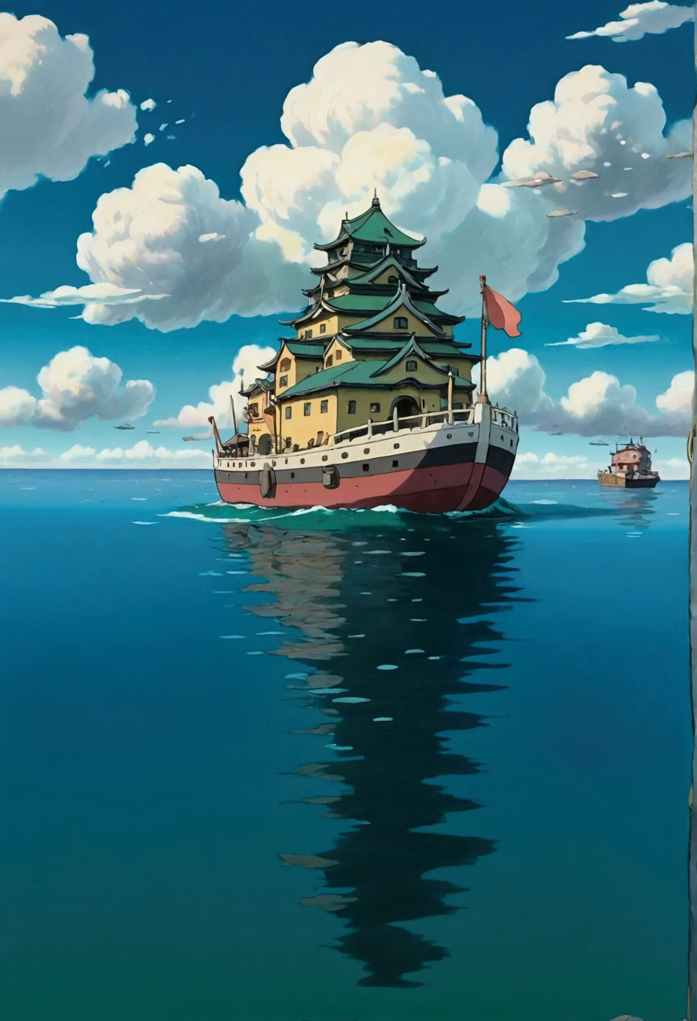 ghibli　spirited away　ocean