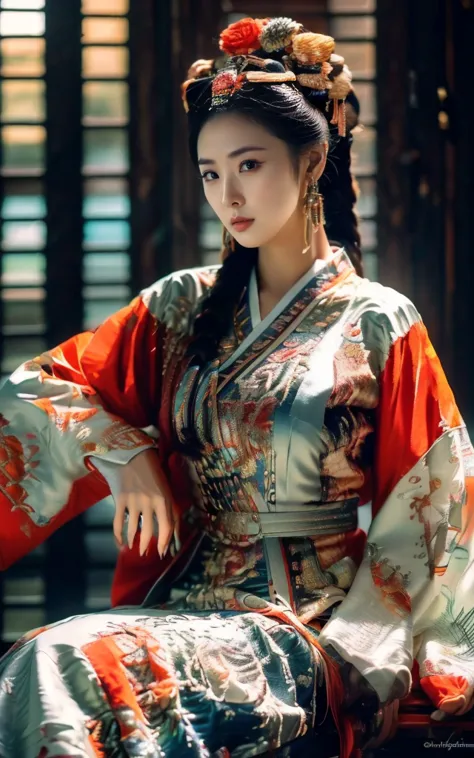 ultra-high resolution，高清detail，(best quality), ((masterpiece), (detail: 1.4), 3d, beautiful korean woman, hdr (high dynamic rang...