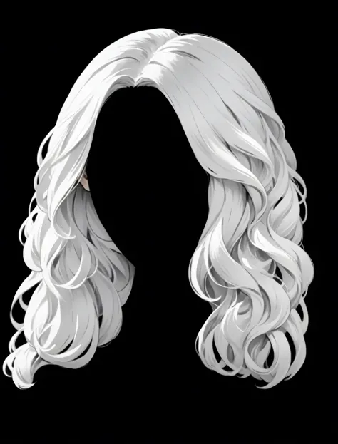 beautiful illustration, ultra-detailed, masterpiece, white curly hair