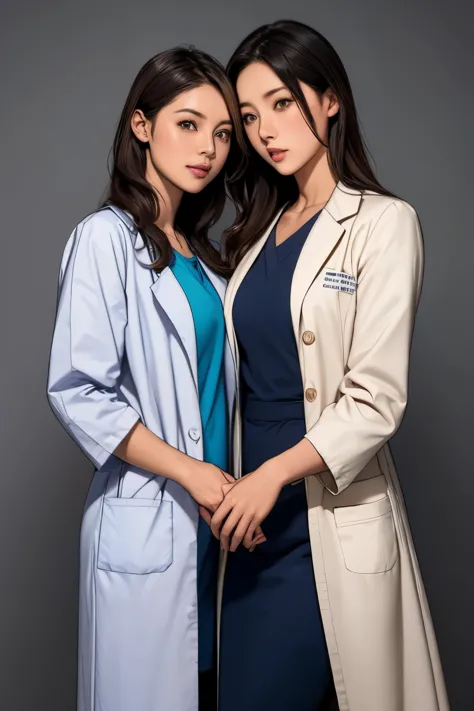 female doctor and girlfriend