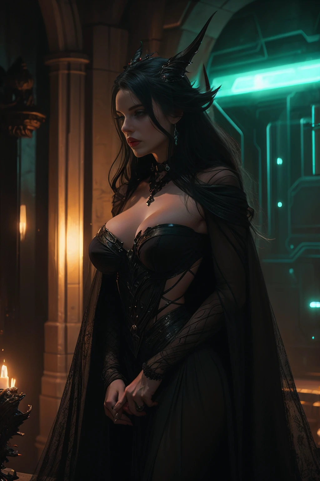 evil sexual sci-fi Sorceress