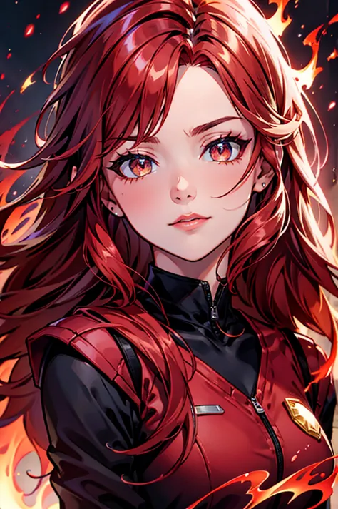 fliam skin red hair type fire