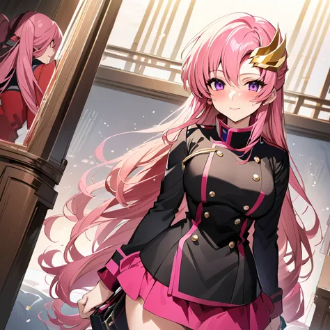 ((highest quality)), ((masterpiece)), (detailed), （perfect face）、the woman is lacus clyne, a member of the foundation and wife o...