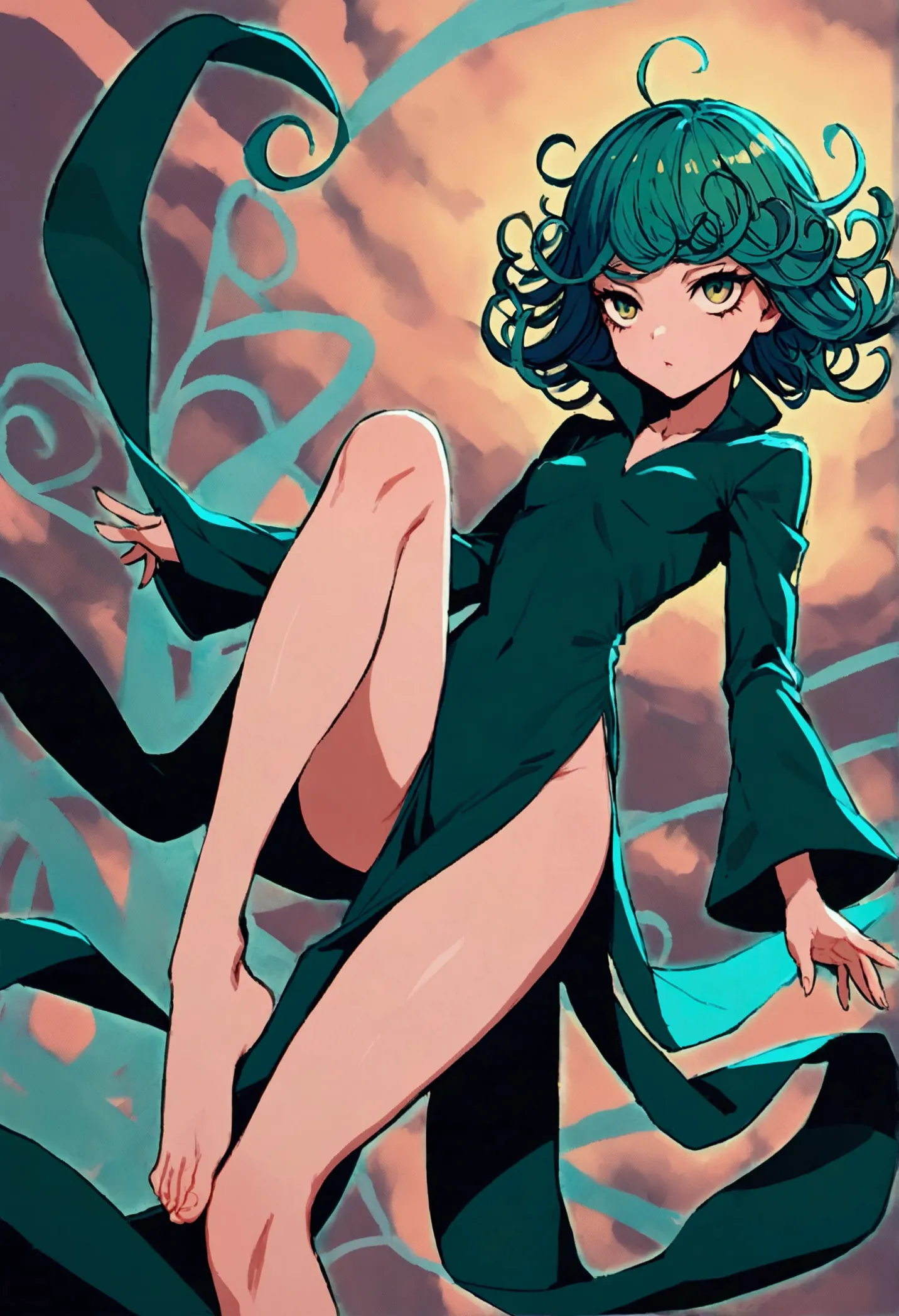 tatsumaki's sexy bare feet