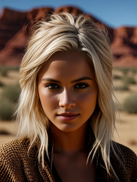 portrait photo of top model 18 y.o. TaylorS in the desert, final fantasy still, extremely high quality RAW photograph, detailed ...