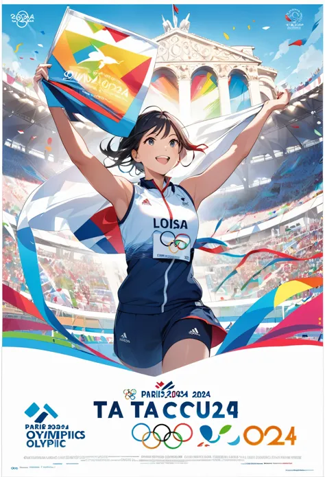 Paris Olympics 2024, Official Poster, General public offering, Grand Prize, 