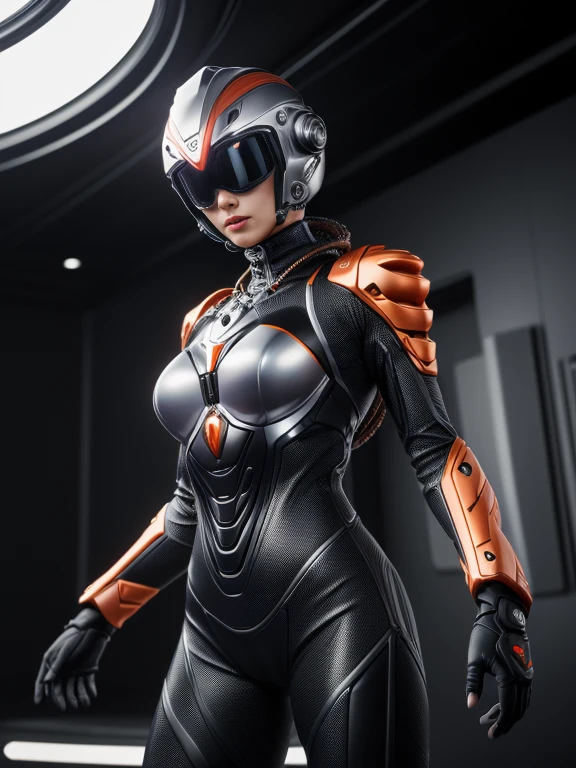 a highly detailed realistic ((fall body)) (( MerrinJS )) wearing a space helmet, muvluv style eva helmet, pale skin latex, looking at the viewer, dynamic lighting, science fiction, (best quality,4k,8k,highres,masterpiece:1.2),ultra-detailed,(realistic,photorealistic,photo-realistic:1.37),HDR,UHD,studio lighting,ultra-fine painting,sharp focus,physically-based rendering,extreme detail description,professional,vivid colors,bokeh
