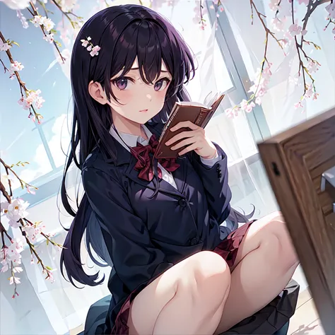 girl,liberary,reading book,komi_sch,nct0